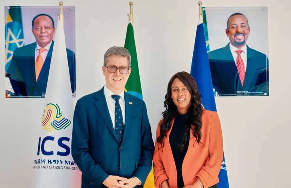 “Her Excellency Mrs. Selamawit Dawit held discussions with the Ambassador of Canada